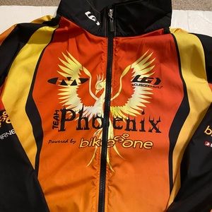Louis Garneau Cycling Jacket Team Phoenix Size Large EUC B7-27